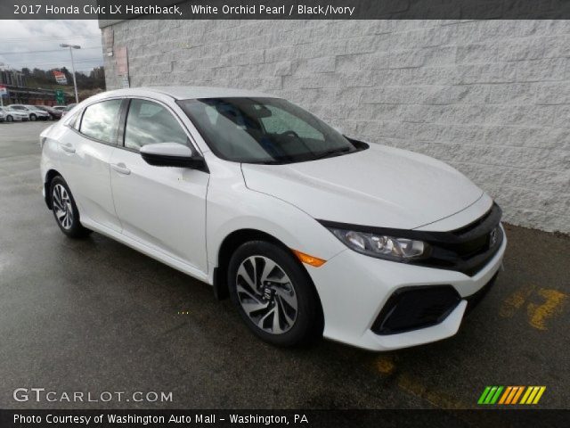 2017 Honda Civic LX Hatchback in White Orchid Pearl