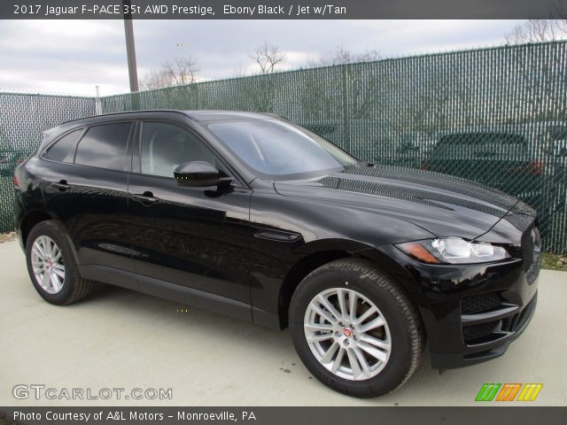 2017 Jaguar F-PACE 35t AWD Prestige in Ebony Black