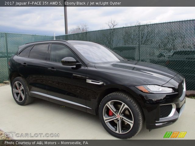 2017 Jaguar F-PACE 35t AWD S in Ebony Black