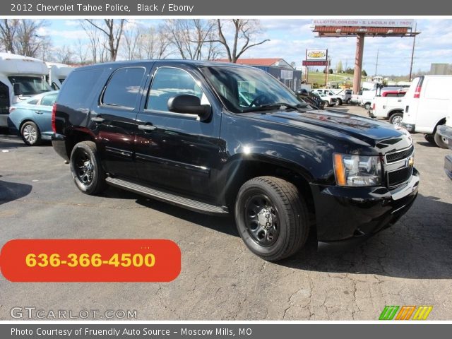 2012 Chevrolet Tahoe Police in Black