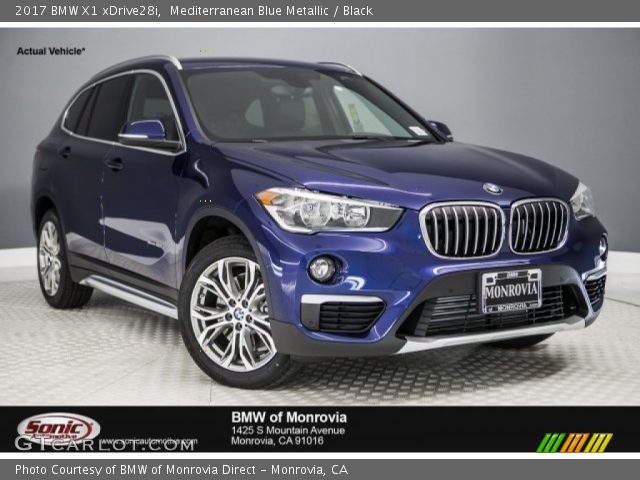 2017 BMW X1 xDrive28i in Mediterranean Blue Metallic