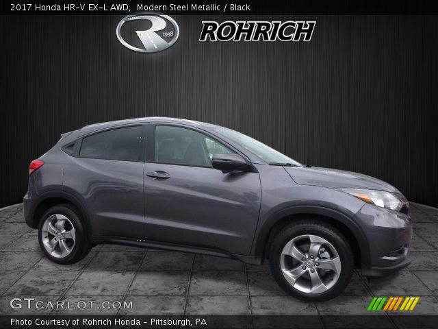 2017 Honda HR-V EX-L AWD in Modern Steel Metallic