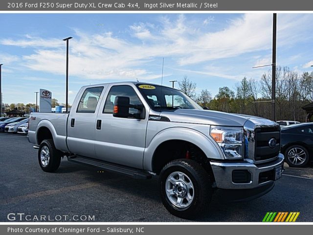 2016 Ford F250 Super Duty XL Crew Cab 4x4 in Ingot Silver Metallic