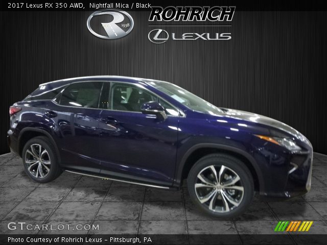 2017 Lexus RX 350 AWD in Nightfall Mica