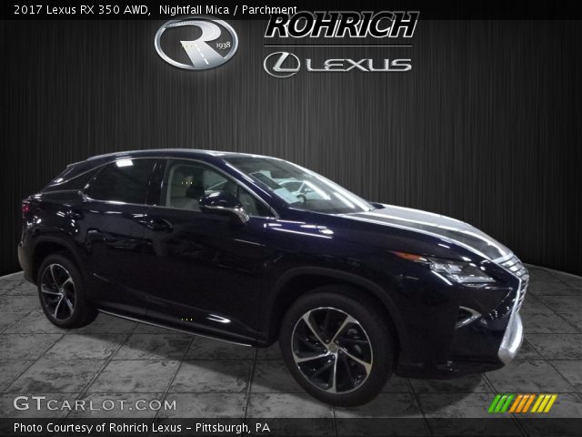 2017 Lexus RX 350 AWD in Nightfall Mica