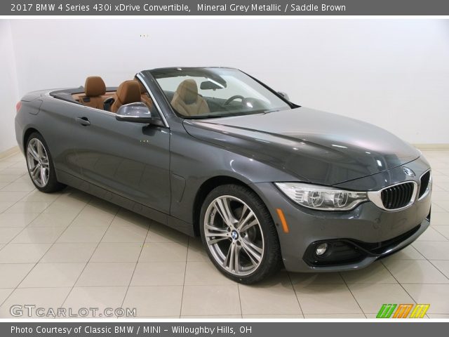 2017 BMW 4 Series 430i xDrive Convertible in Mineral Grey Metallic
