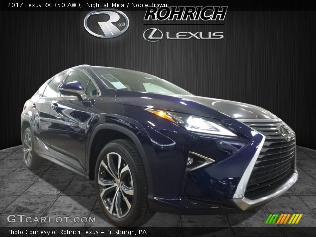 2017 Lexus RX 350 AWD in Nightfall Mica