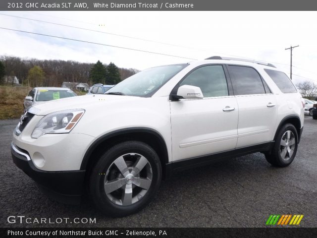 2012 GMC Acadia SLT AWD in White Diamond Tricoat