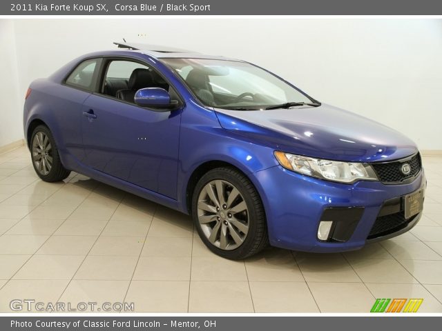 2011 Kia Forte Koup SX in Corsa Blue