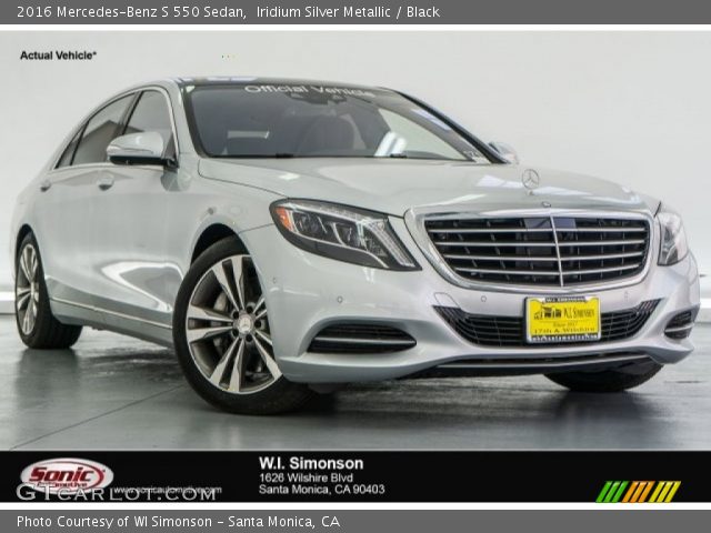 2016 Mercedes-Benz S 550 Sedan in Iridium Silver Metallic