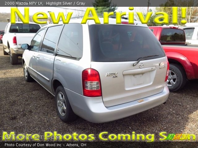 2000 Mazda MPV LX in Highlight Silver