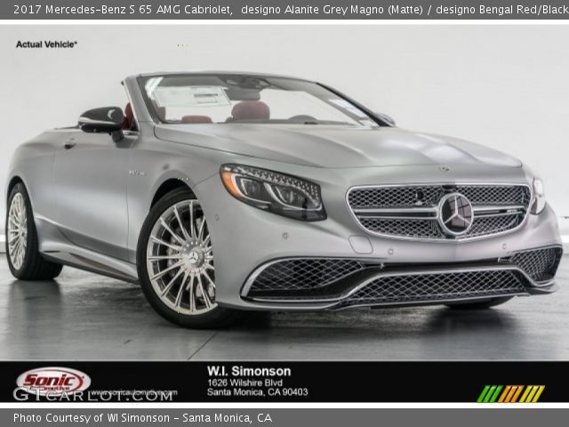 2017 Mercedes-Benz S 65 AMG Cabriolet in designo Alanite Grey Magno (Matte)
