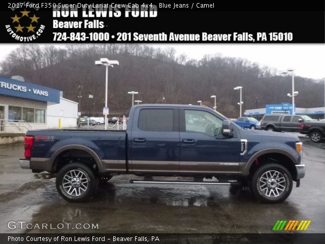 2017 Ford F350 Super Duty Lariat Crew Cab 4x4 in Blue Jeans