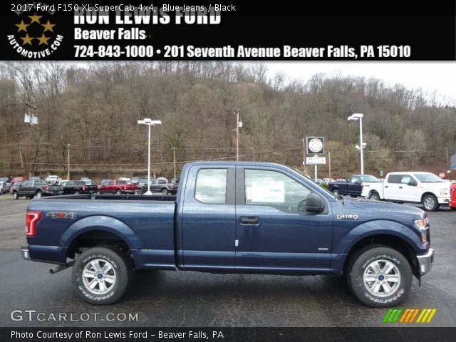 2017 Ford F150 XL SuperCab 4x4 in Blue Jeans