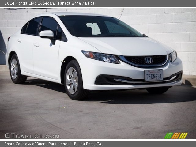 2014 Honda Civic LX Sedan in Taffeta White