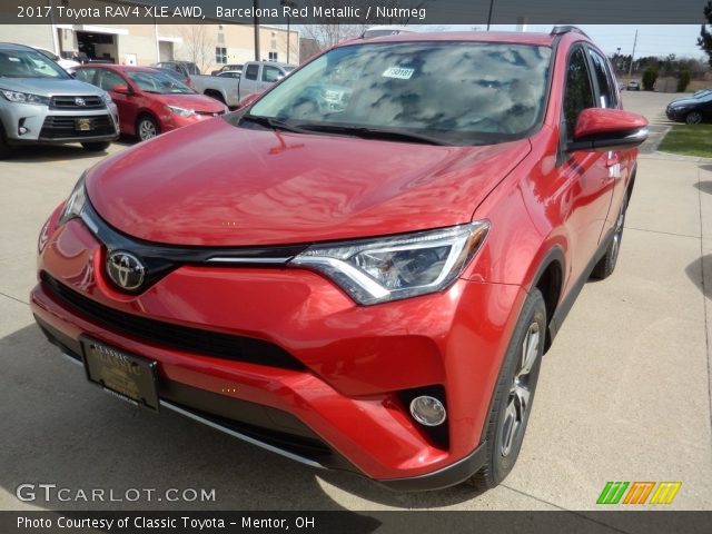 2017 Toyota RAV4 XLE AWD in Barcelona Red Metallic