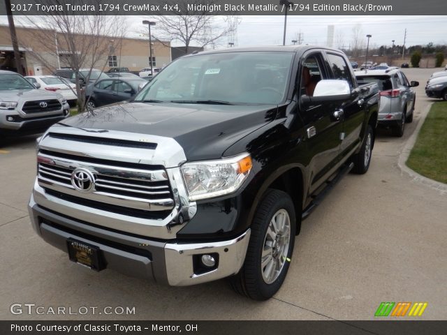 2017 Toyota Tundra 1794 CrewMax 4x4 in Midnight Black Metallic