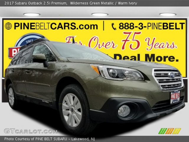 2017 Subaru Outback 2.5i Premium in Wilderness Green Metallic