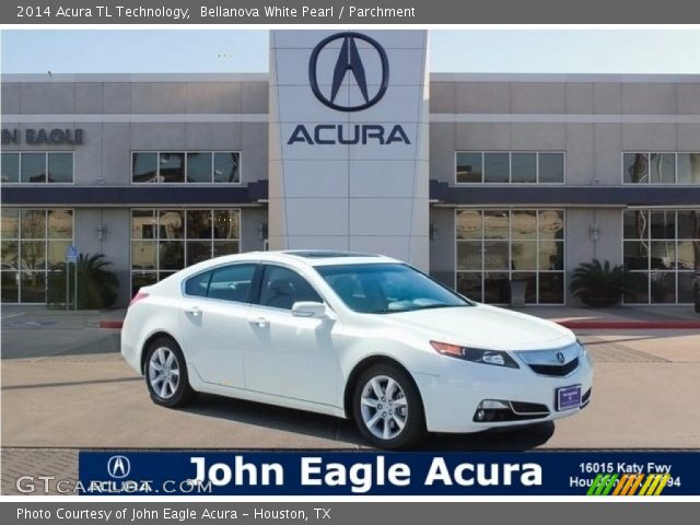 2014 Acura TL Technology in Bellanova White Pearl