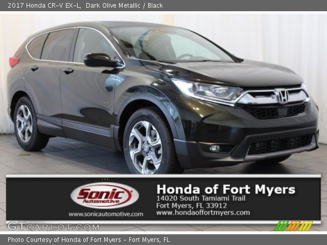2017 Honda CR-V EX-L in Dark Olive Metallic