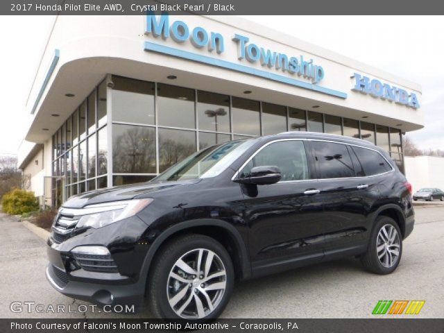2017 Honda Pilot Elite AWD in Crystal Black Pearl