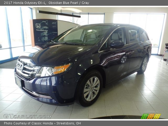 2017 Honda Odyssey EX-L in Obsidian Blue Pearl