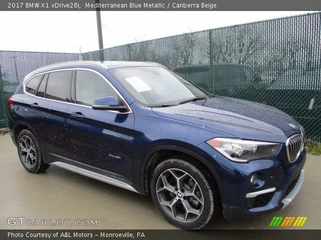 2017 BMW X1 xDrive28i in Mediterranean Blue Metallic