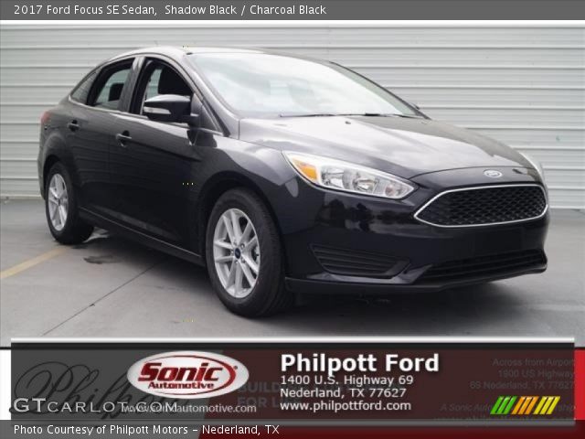 2017 Ford Focus SE Sedan in Shadow Black