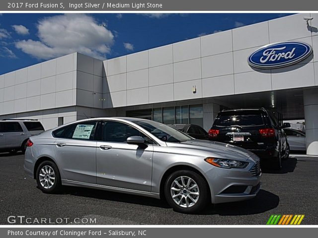2017 Ford Fusion S in Ingot Silver