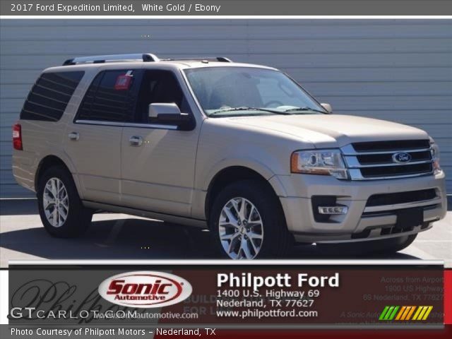 2017 Ford Expedition Limited in White Gold