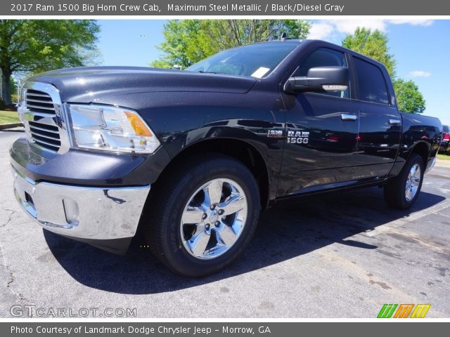 2017 Ram 1500 Big Horn Crew Cab in Maximum Steel Metallic