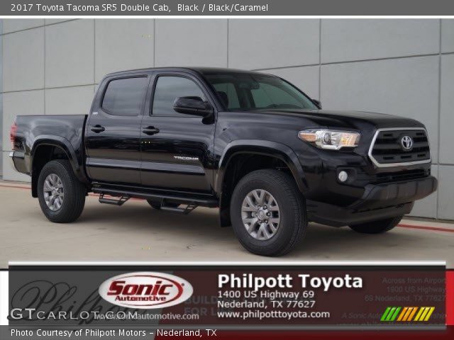 2017 Toyota Tacoma SR5 Double Cab in Black