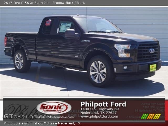 2017 Ford F150 XL SuperCab in Shadow Black