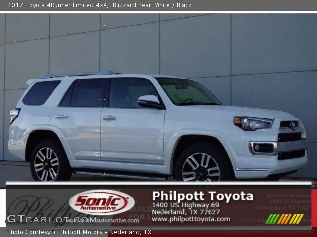 2017 Toyota 4Runner Limited 4x4 in Blizzard Pearl White
