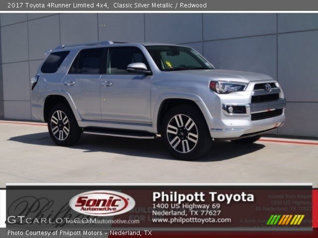 2017 Toyota 4Runner Limited 4x4 in Classic Silver Metallic