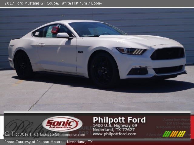 2017 Ford Mustang GT Coupe in White Platinum