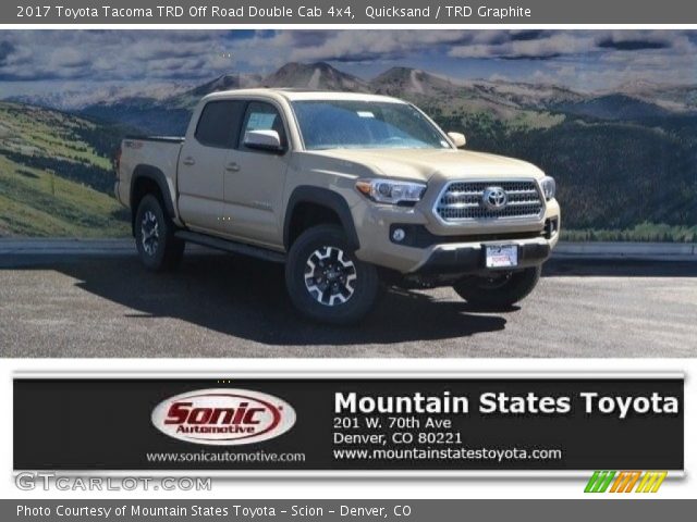 2017 Toyota Tacoma TRD Off Road Double Cab 4x4 in Quicksand