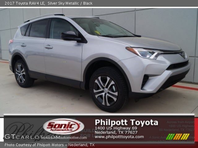 2017 Toyota RAV4 LE in Silver Sky Metallic