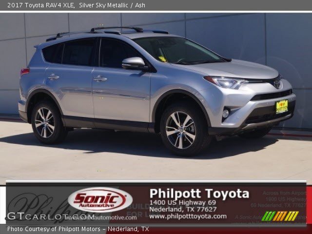2017 Toyota RAV4 XLE in Silver Sky Metallic