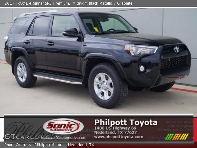 2017 Toyota 4Runner SR5 Premium in Midnight Black Metallic
