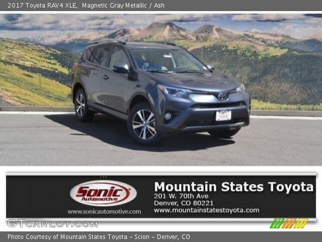 2017 Toyota RAV4 XLE in Magnetic Gray Metallic