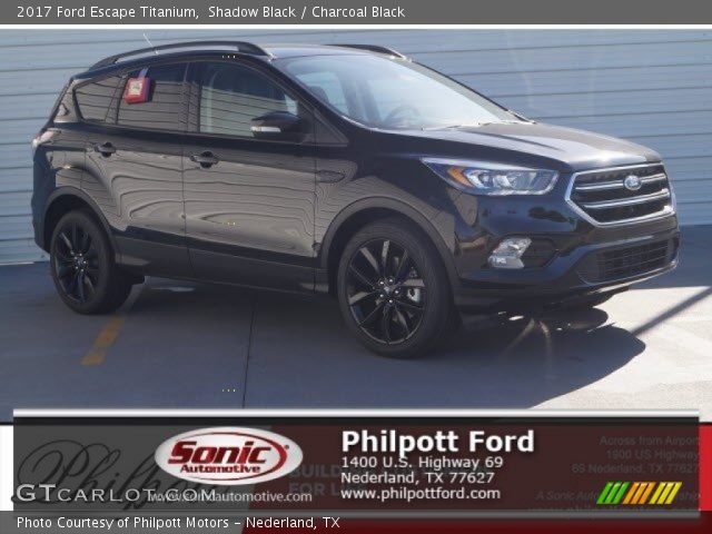 2017 Ford Escape Titanium in Shadow Black