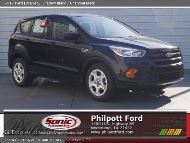 2017 Ford Escape S in Shadow Black