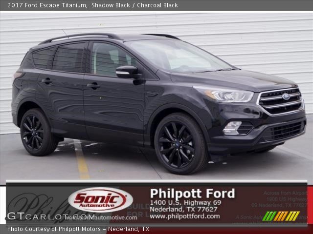 2017 Ford Escape Titanium in Shadow Black