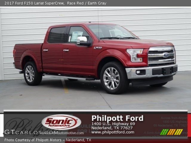 2017 Ford F150 Lariat SuperCrew in Race Red