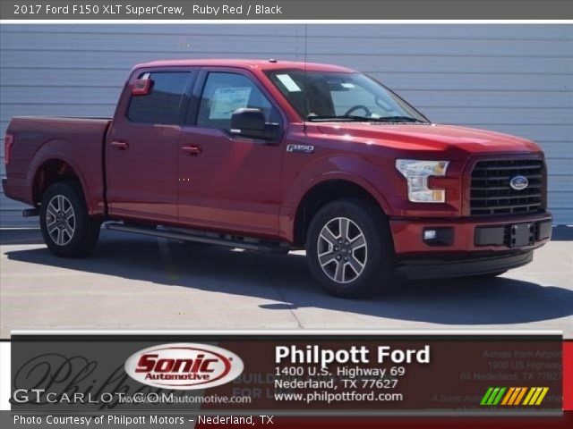 2017 Ford F150 XLT SuperCrew in Ruby Red