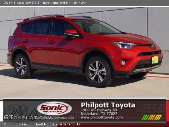2017 Toyota RAV4 XLE in Barcelona Red Metallic