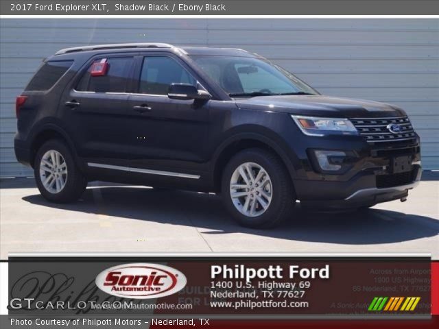 2017 Ford Explorer XLT in Shadow Black