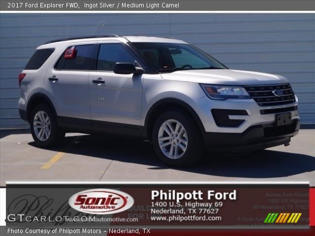 2017 Ford Explorer FWD in Ingot Silver