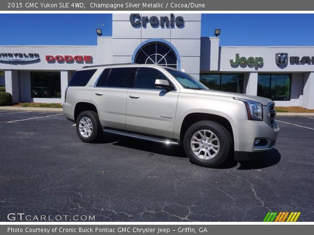 2015 GMC Yukon SLE 4WD in Champagne Silver Metallic